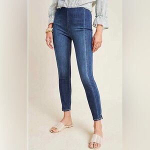Pilcro And The Letterpress Leggings Womens 26 High Rise Denim by Anthropologie